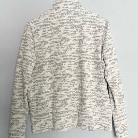 NWT Zyia Activewear Cream Combo Zip up Jacket Size Medium - Picture 4 of 8